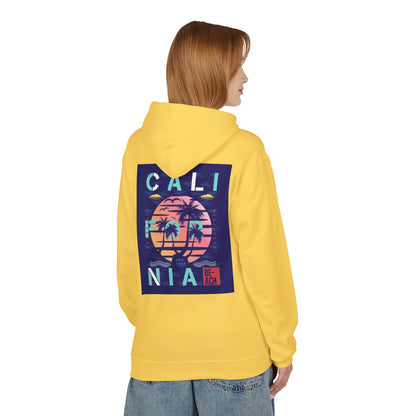 California Beach Vibes Unisex Fleece Hoodie - Softstyle Midweight Sweatshirt