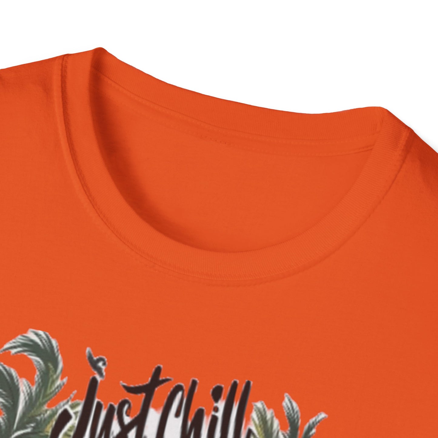 Just Chill Unisex Softstyle T-Shirt - Relaxing Frog Design for Casual Summer Vibes