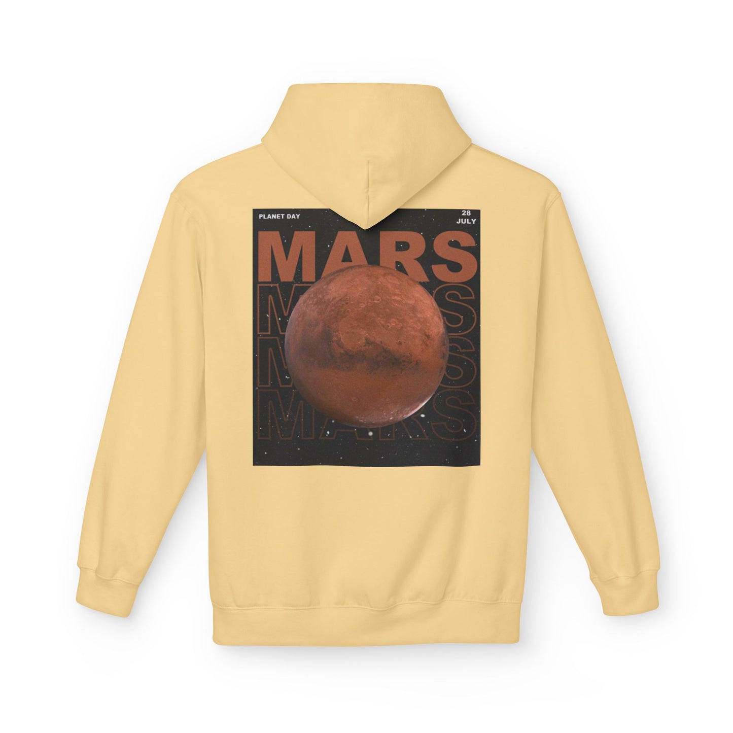 Mars Day Unisex Fleece Hoodie - Space Adventure Apparel
