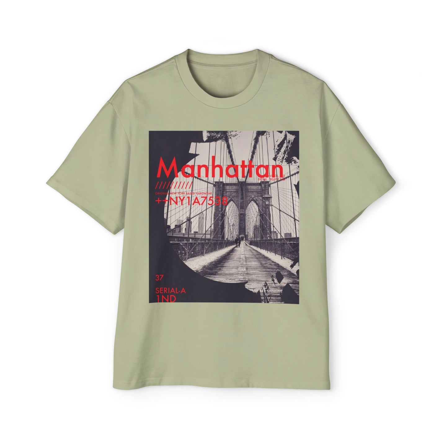 Manhattan Bridge Graphic Tee — Vintage NYC Photo Print