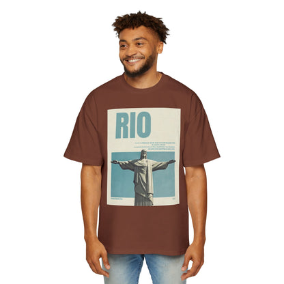 Rio Vintage Poster T-Shirt — Christ the Redeemer Travel Tee