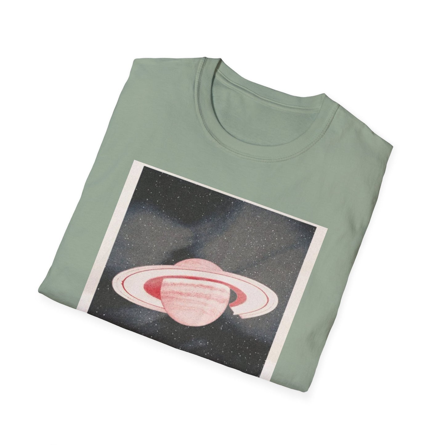Vintage Saturn Graphic T-Shirt, Retro Space Tee, Unisex Casual Wear, Planet Lovers Gift, Cool Astronomy Shirt