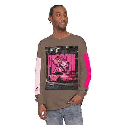 Pink Panther Porsche Long Sleeve T-Shirt