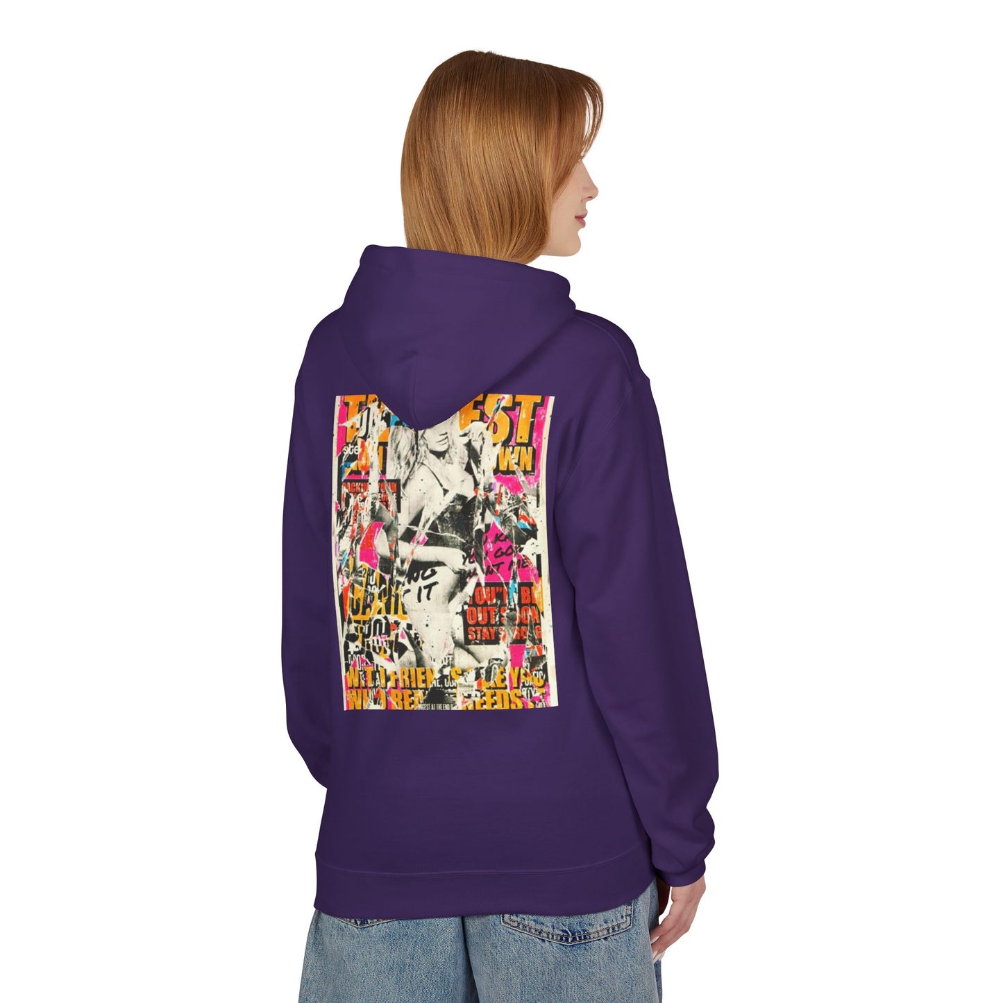 Unisex Midweight Softstyle Fleece Hoodie - Trendy Graphic Art Design