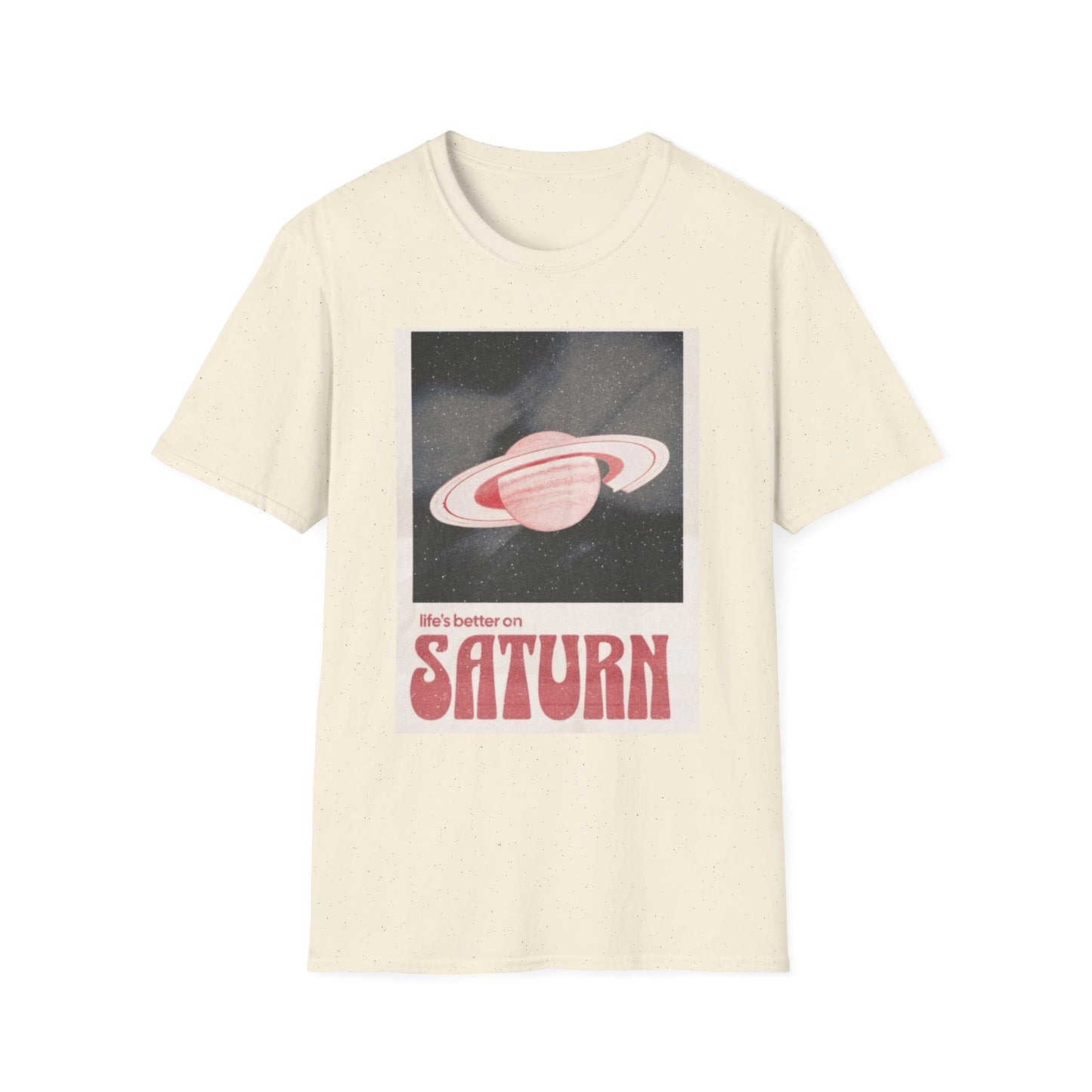 Vintage Saturn Graphic T-Shirt, Retro Space Tee, Unisex Casual Wear, Planet Lovers Gift, Cool Astronomy Shirt