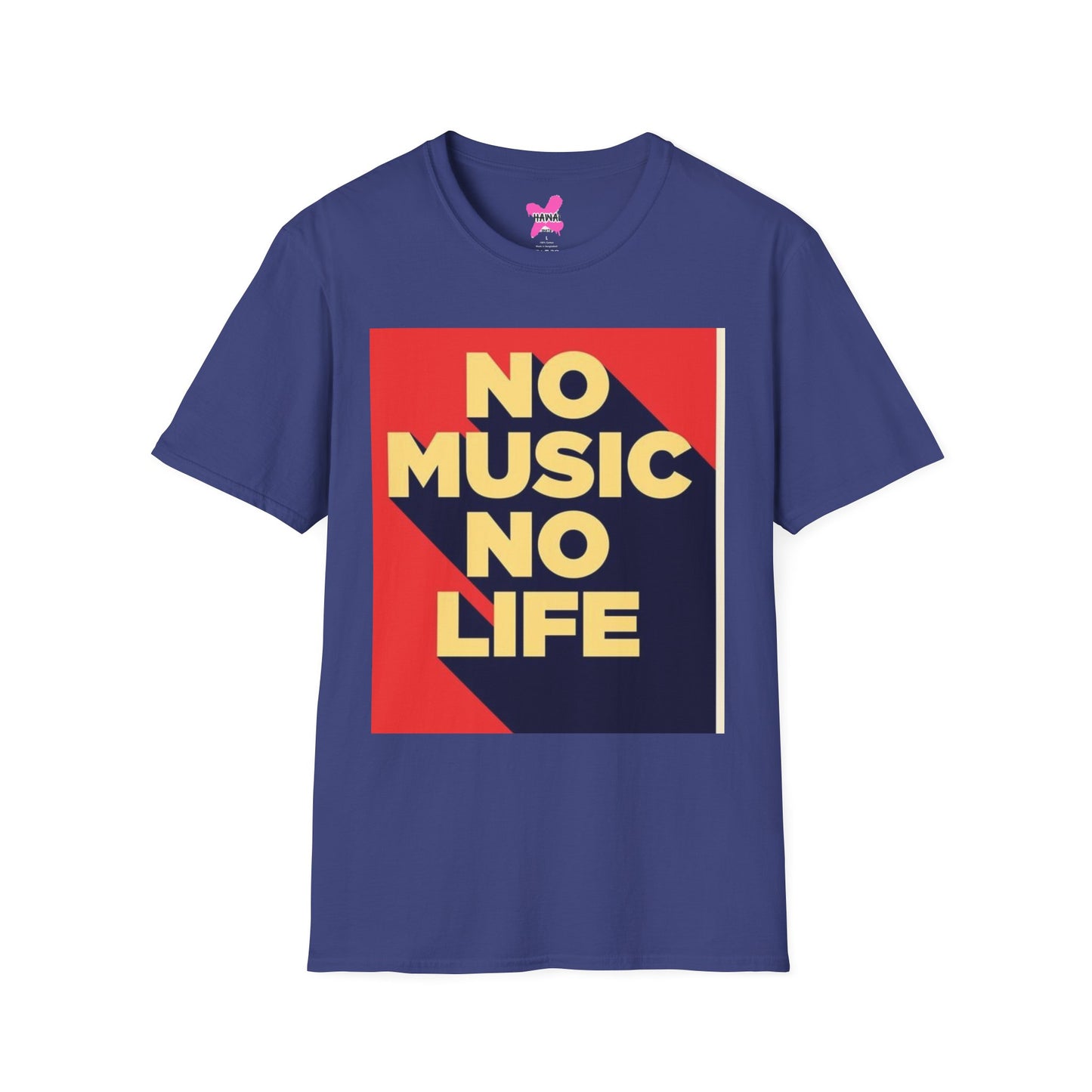 No Music No Life Unisex Softstyle T-Shirt – Music Lover's Essential