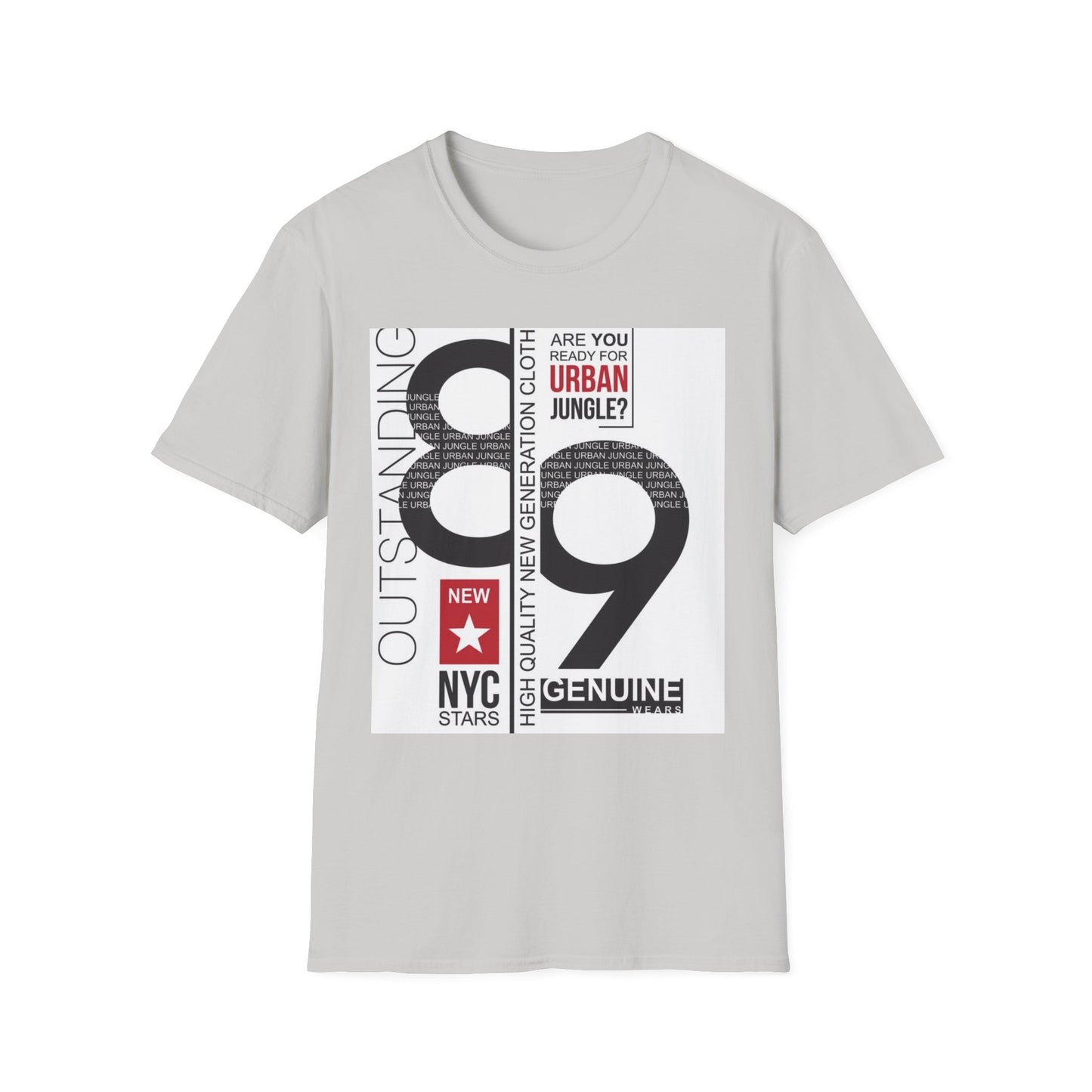 Urban Jungle Graphic T-Shirt, Unisex Tee, Casual Wear, Street Style, Gift for Him or Her, Comfortable Everyday Shirt