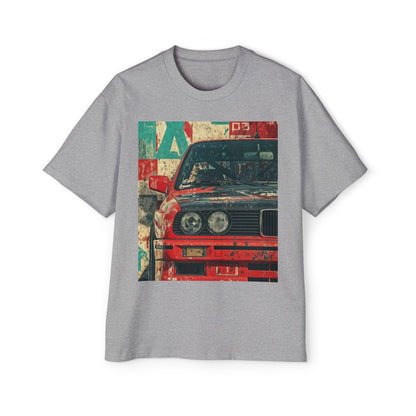 Vintage Racing Car Tee — Retro BMW Front Graphic T-Shirt