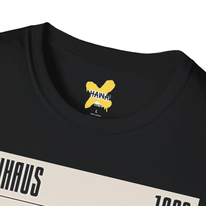 Retro Bauhaus 1923 Unisex Softstyle T-Shirt - Vintage Graphic Tee