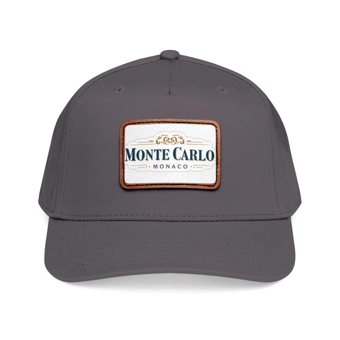 Monte Carlo Leather Patch Baseball Cap