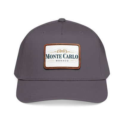 Monte Carlo Leather Patch Baseball Cap