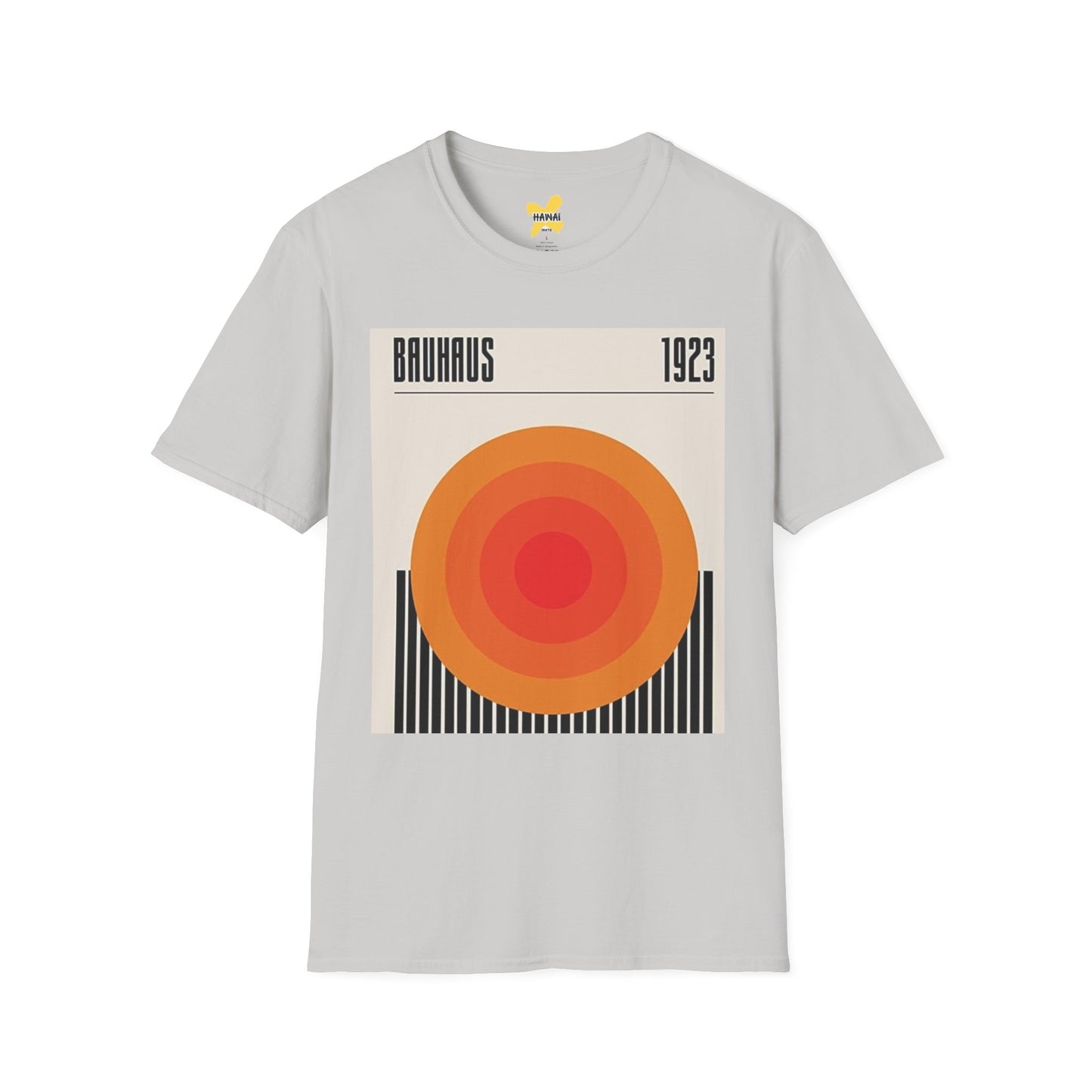 Retro Bauhaus 1923 Unisex Softstyle T-Shirt - Vintage Graphic Tee