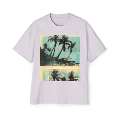 T-Shirt — Vintage Palm Beach Graphic Tee (Retro Tropical Sunset)