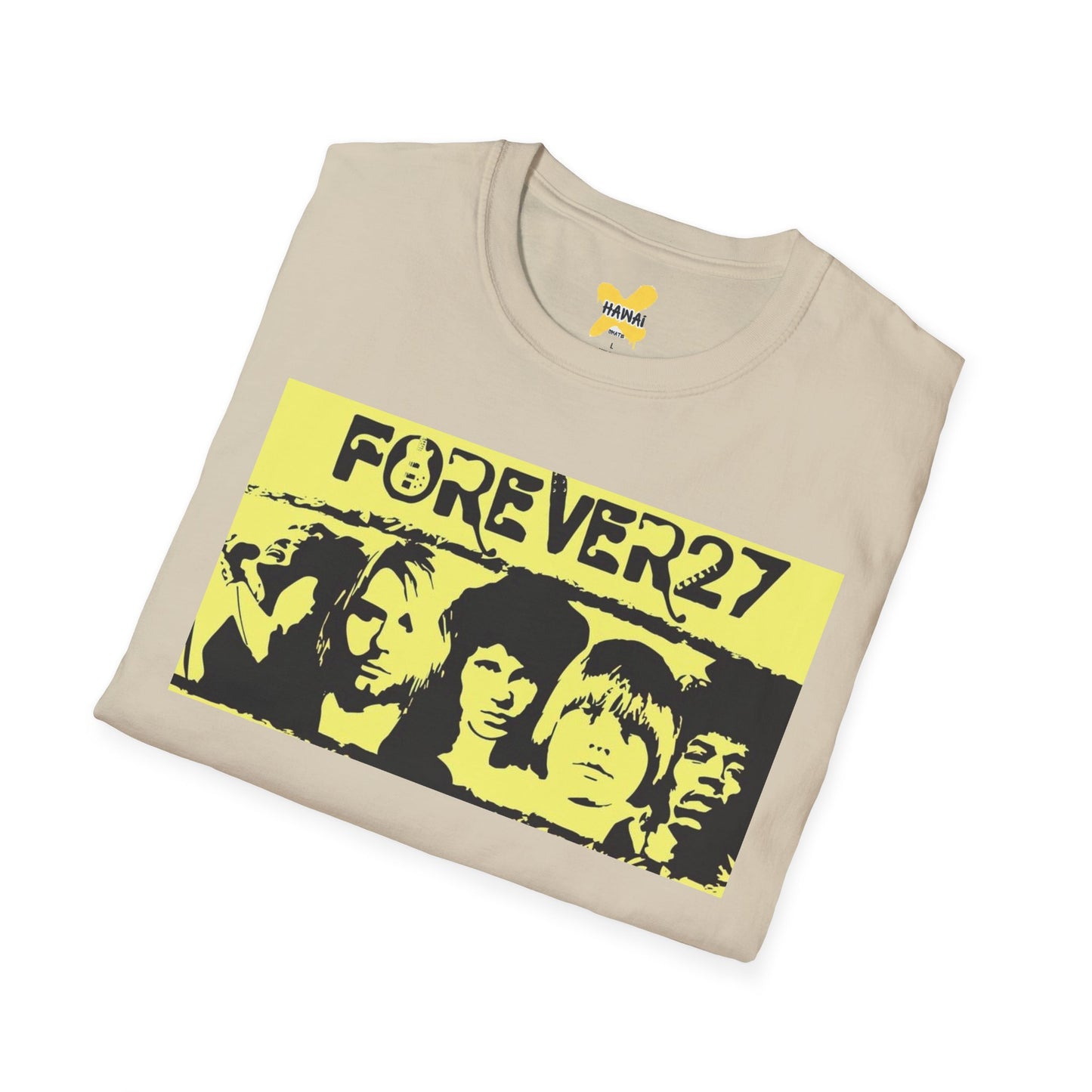 Forever 27 Unisex Softstyle T-Shirt - Tribute to Iconic Musicians