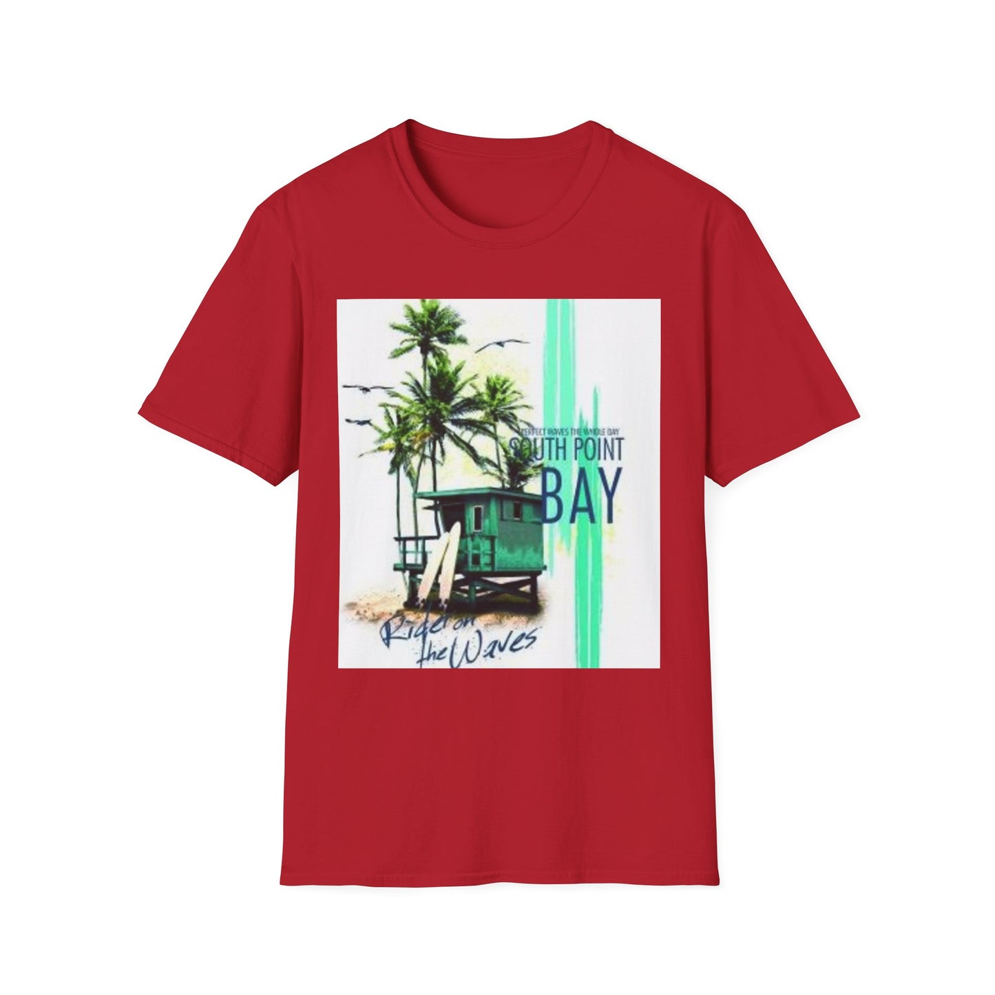 South Point Bay Graphic Tee | Unisex Softstyle T-Shirt, Beach Vibes, Casual Wear, Summer Fashion, Gift for Him or Her