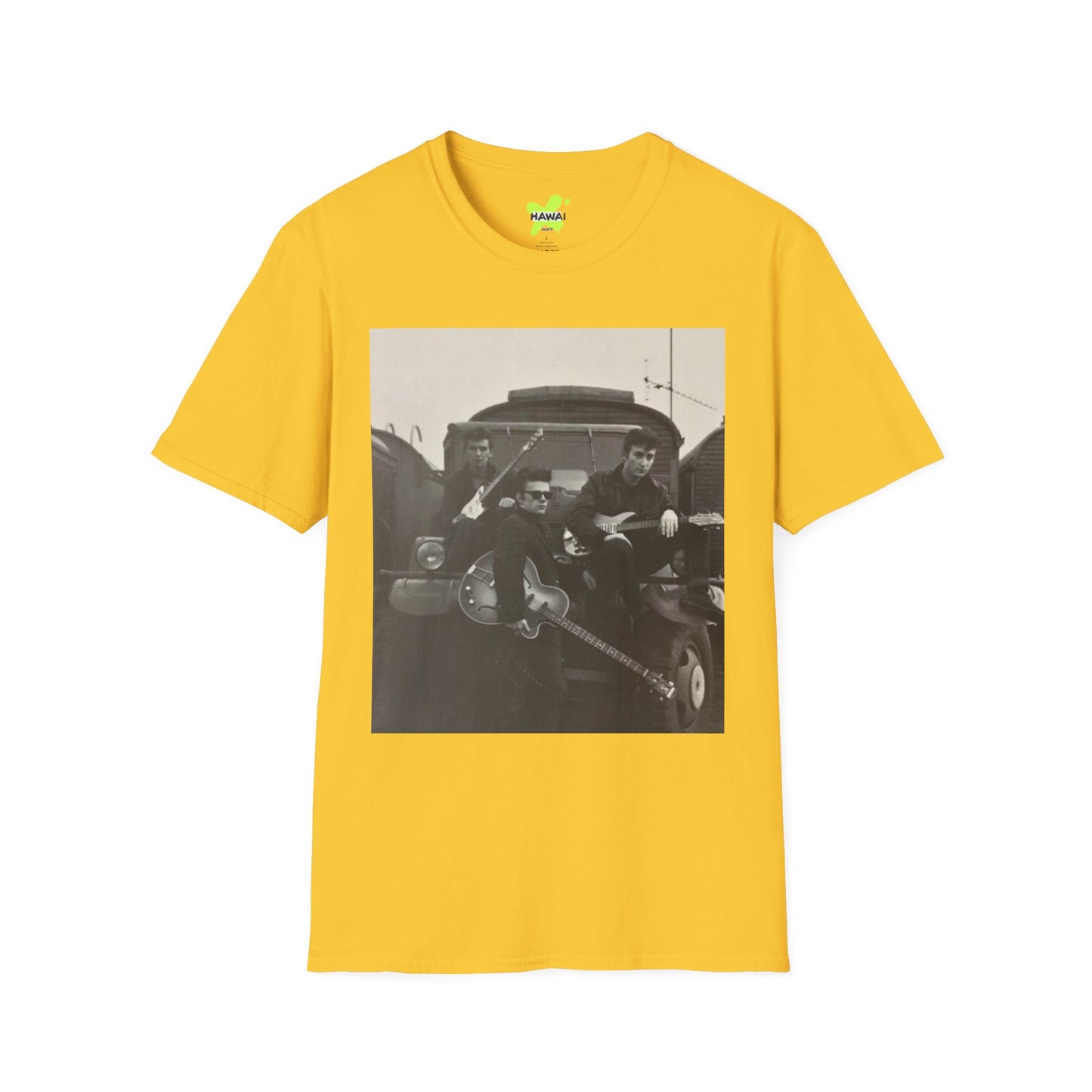 Vintage Rock Band Unisex Softstyle T-Shirt