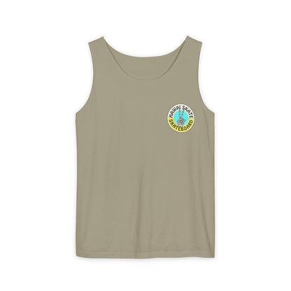Surf Vans Tank Top — Retro Beach Surfboard Graphic