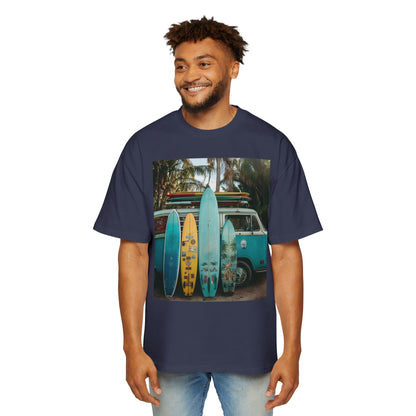 Surf Van Photo T‑Shirt — Vintage Surfboard Beach Tee