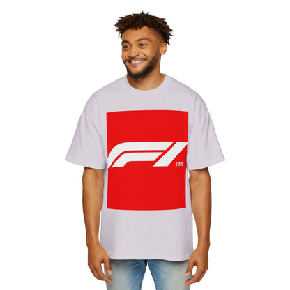 Racing Graphic Tee — Bold Red F1 Logo Shirt