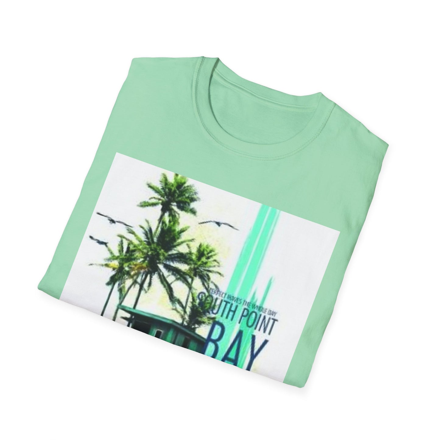 South Point Bay Graphic Tee | Unisex Softstyle T-Shirt, Beach Vibes, Casual Wear, Summer Fashion, Gift for Him or Her