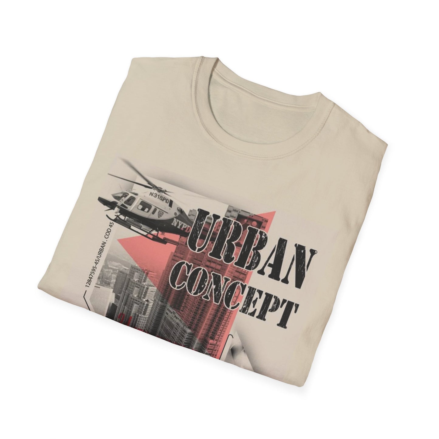 Urban Concept Unisex T-Shirt, Streetwear Tee, Graphic Tee, Casual Fashion, Gift for Him/Her, Trendy Urban Wear