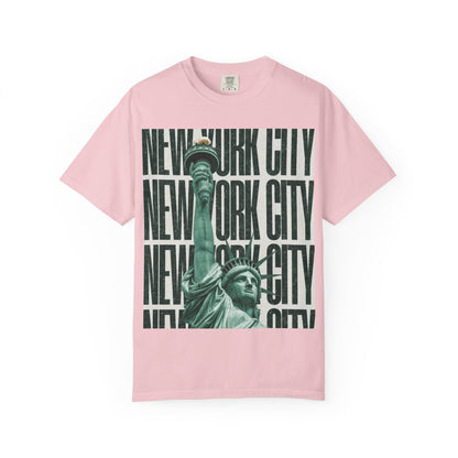 New York City Statue of Liberty Graphic T-Shirt — Retro Urban Travel Tee