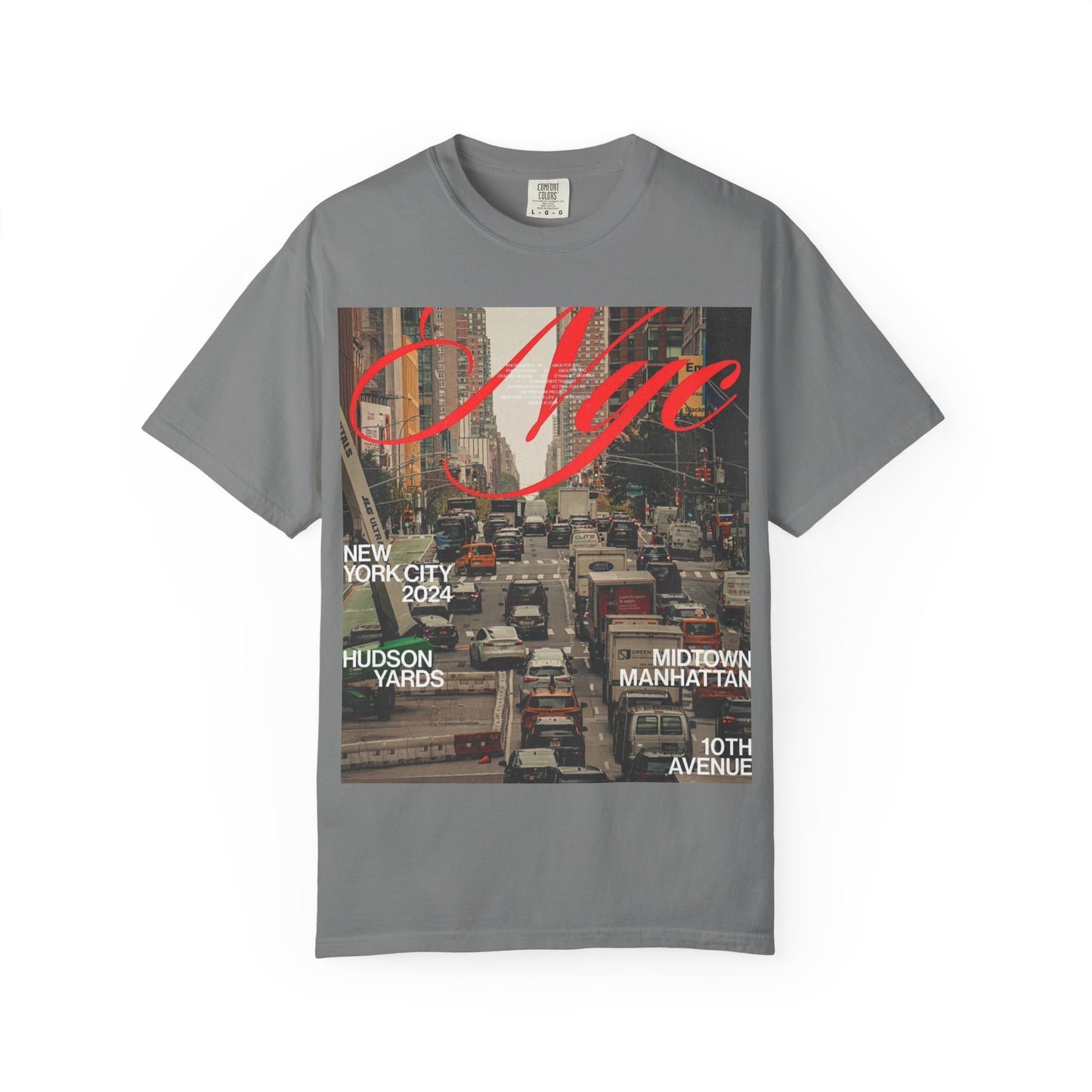 NYC Traffic Photo Tee — Midtown Manhattan Hudson Yards Graphic T-Shirt