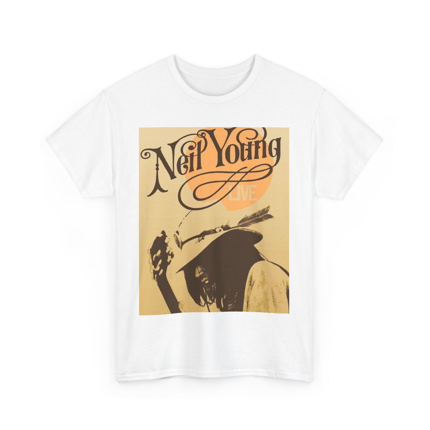 Vintage Rock Band T-Shirt featuring Neil Young, Music Lover Gift, Concert Apparel, Unisex Style, Retro Graphic Tee