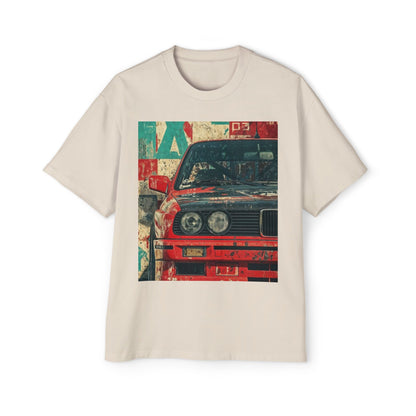 Vintage Racing Car Tee — Retro BMW Front Graphic T-Shirt