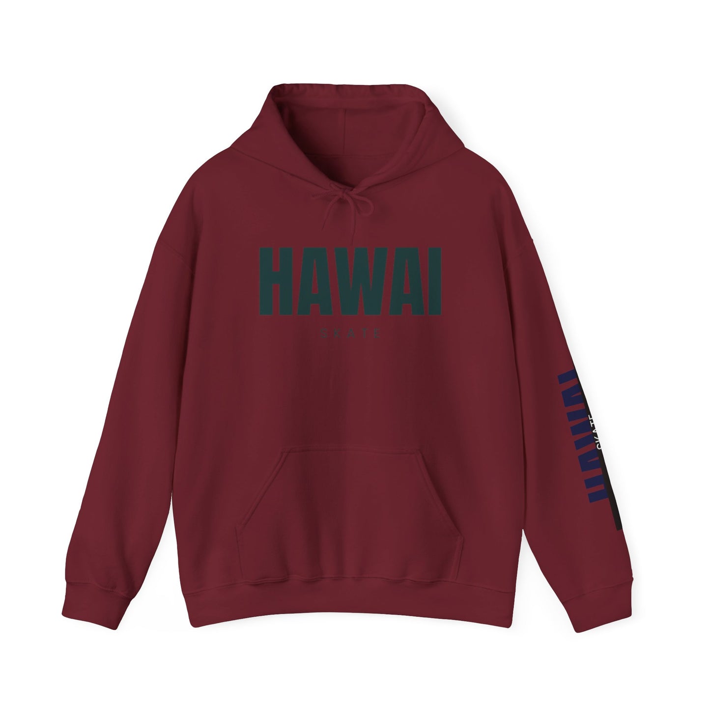 Hawai Skate Hooded Sweatshirt - Casual Streetwear, Unisex Pullover, Perfect for Skate Lovers, Ideal for Everyday Wear, Gift for Him/Her