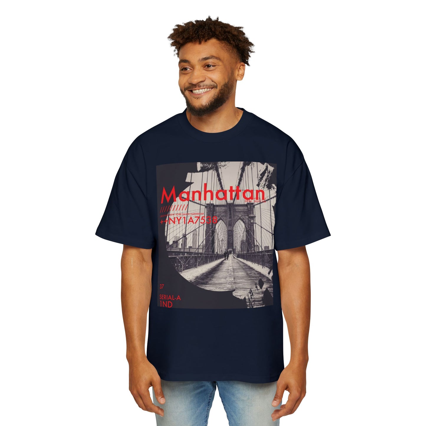 Manhattan Bridge Graphic Tee — Vintage NYC Photo Print