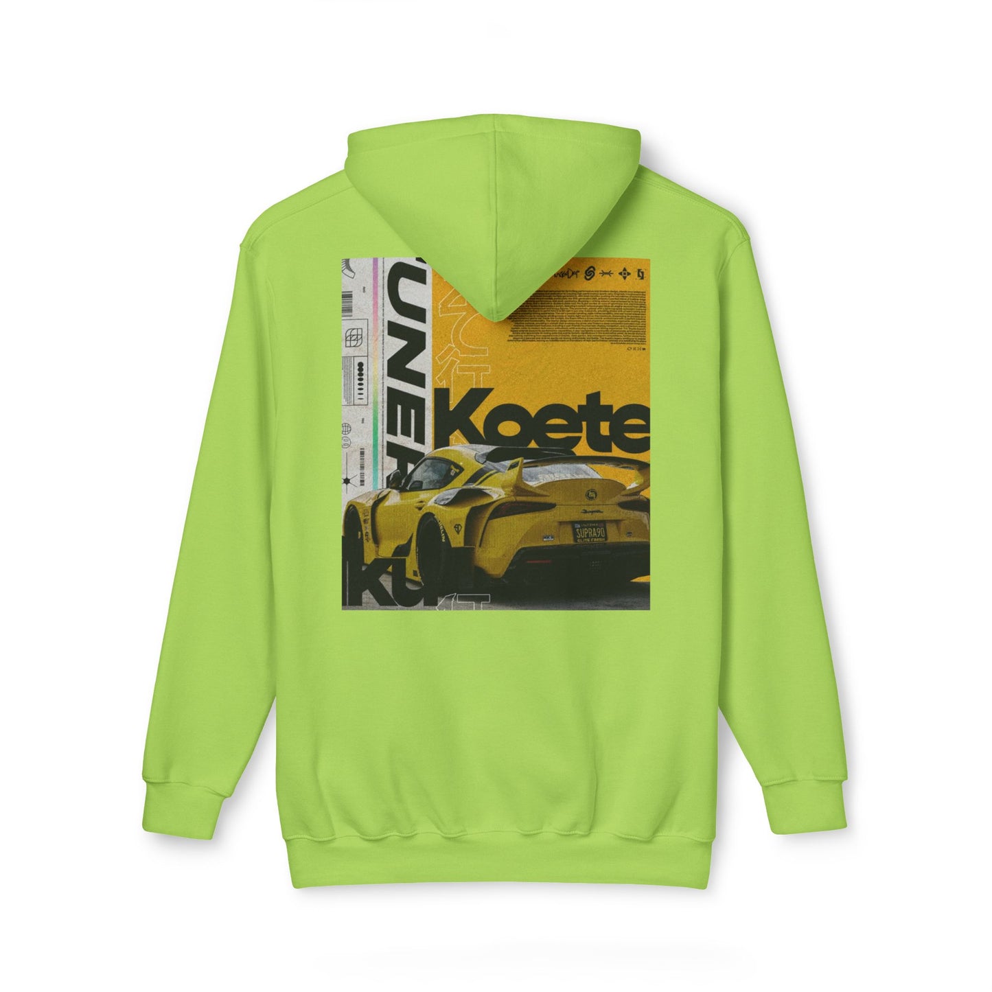 Unisex Hooded Sweatshirt with Car Graphic - Perfect for Automobiles Enthusiasts