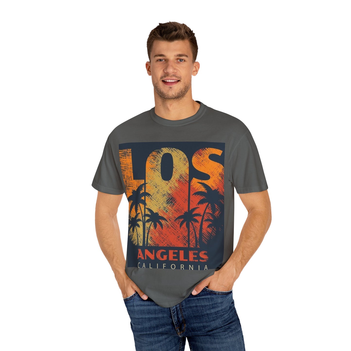 Los Angeles Sunset T-Shirt | Unisex Garment-Dyed Tee