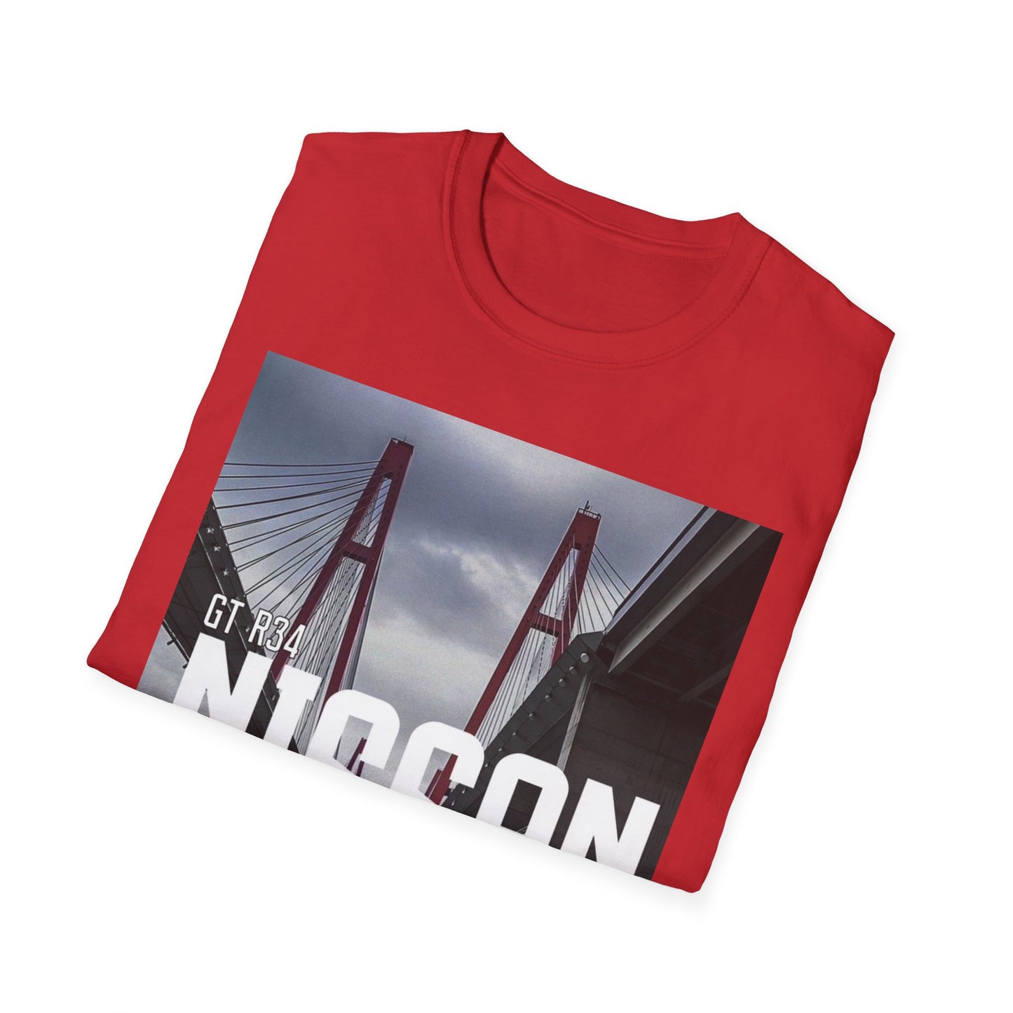 Nissan GT-R 34 Unisex Softstyle T-Shirt - Car Enthusiast Apparel