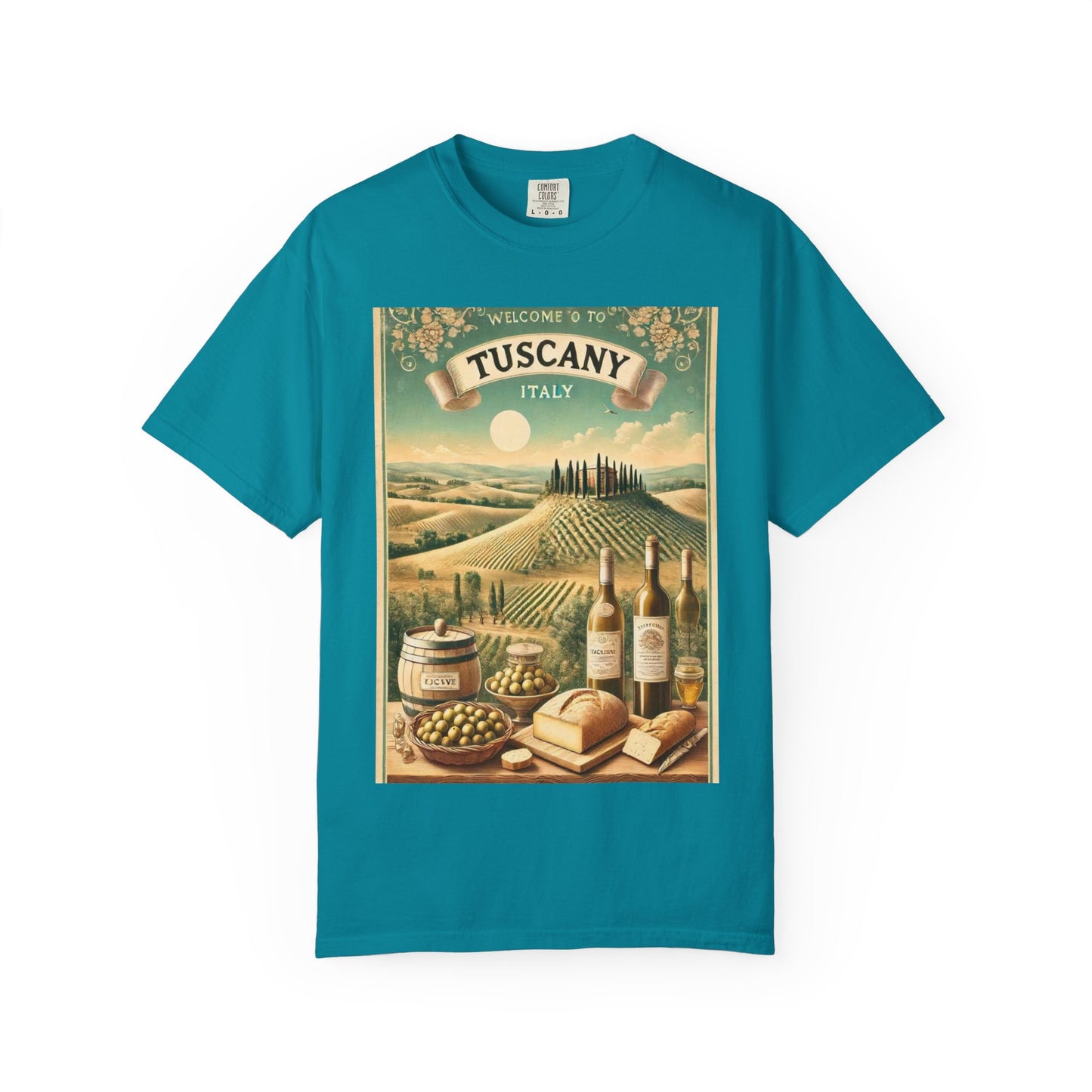 Vintage Tuscany Scene Unisex T-Shirt