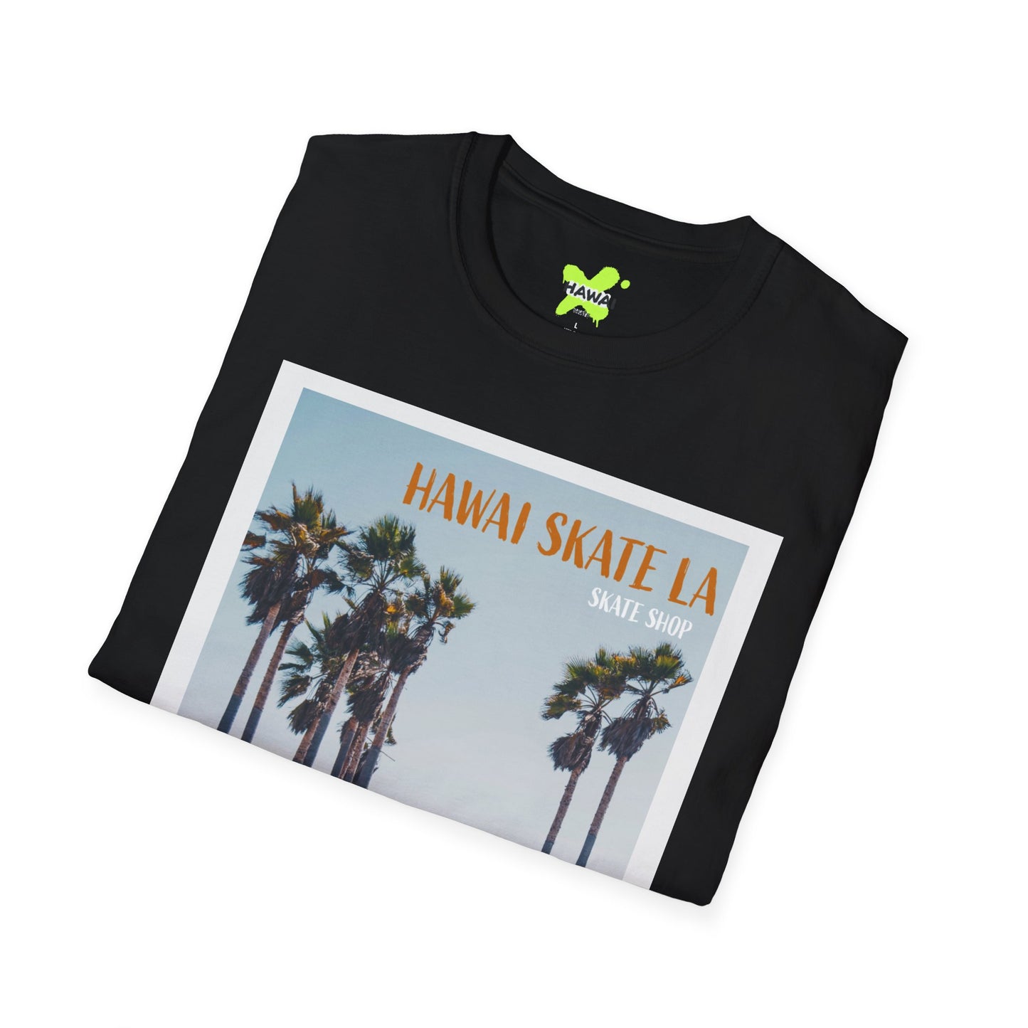 Hawaii Skate LA Unisex Softstyle T-Shirt – Grand Re-Opening Retro Vibe