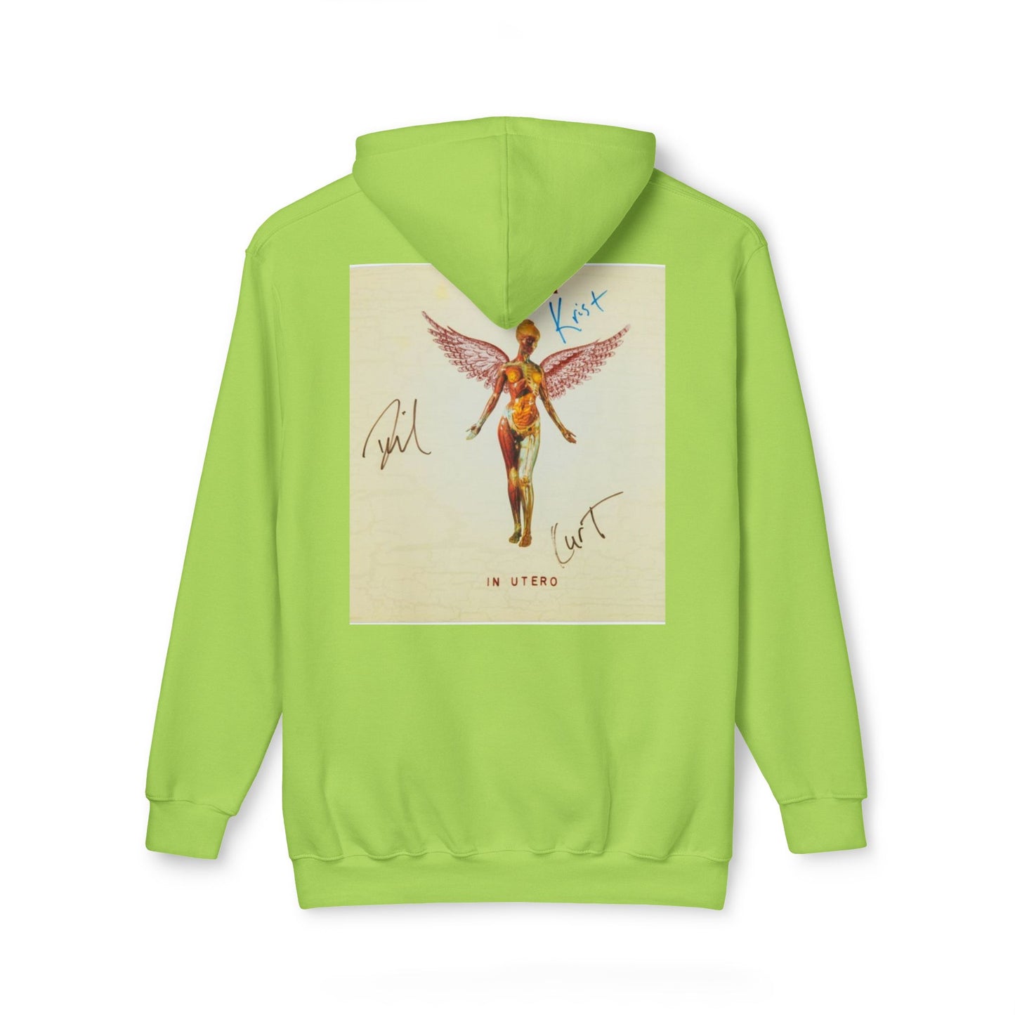 Kurt Cobain Inspired Unisex Hooded Sweatshirt - Alternative Music Apparel