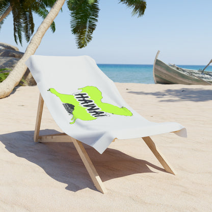 Hawaii Skateboard Beach Towel - Vibrant Summer Vibes for Surf Lovers