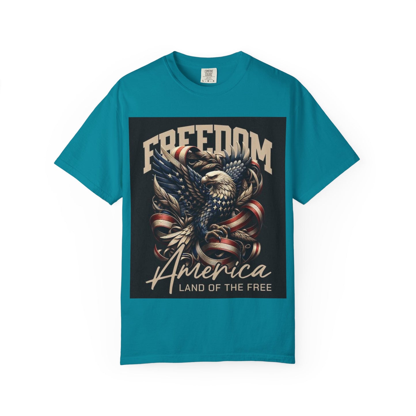 Patriotic Eagle T-Shirt, Freedom Apparel, American Pride Tee, Fourth of July Gift, Vintage Style Shirt