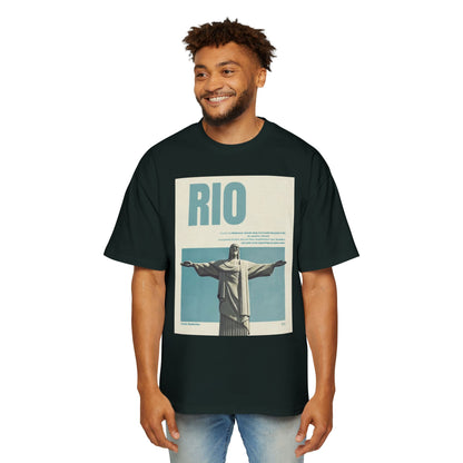 Rio Vintage Poster T-Shirt — Christ the Redeemer Travel Tee