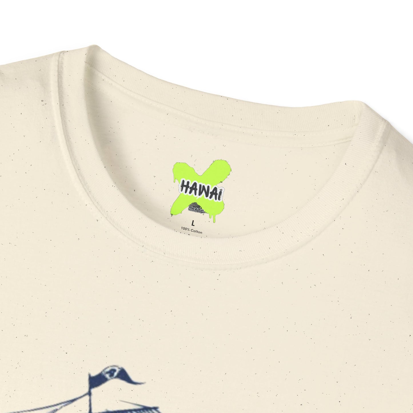 Nautical Adventure Unisex Softstyle T-Shirt - Pirate Ship Design