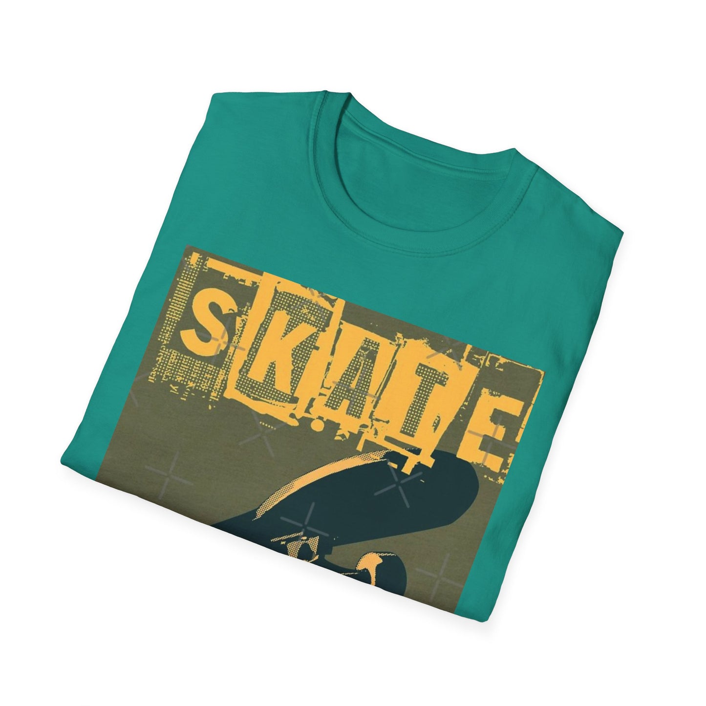 Skateboarder Unisex Softstyle T-Shirt | Perfect Gift for Skate Lovers, Streetwear Fashion, Casual Wear, Birthday Present, Youth Apparel