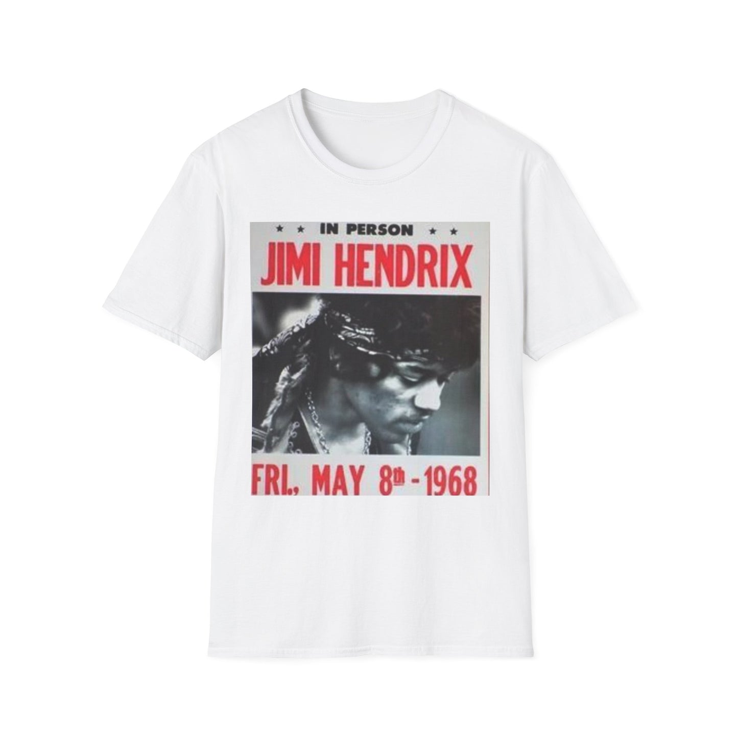 Vintage Jimi Hendrix T-Shirt, Retro Rock Tee, Music Gift for Fans, Unisex Graphic Tee, Concert Memorabilia