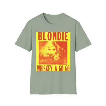 Vintage Blondie Whiskey A Go Go T-Shirt, Retro Band Tee, Music Lover Shirt, Festival Outfit, Unisex Graphic Tee, Casual Wear, Gift Idea