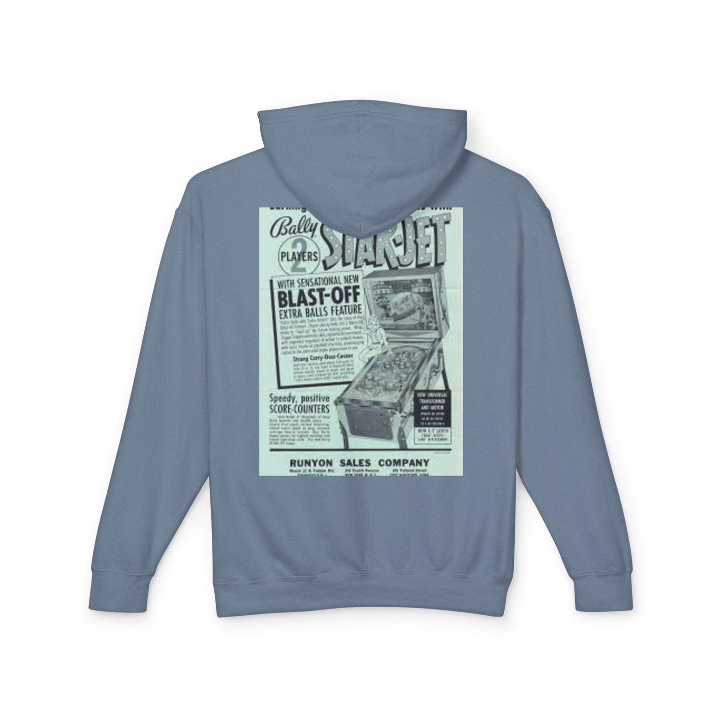 Retro Arcade Inspired Lightweight Hoodie - Perfect for Gamers & Nostalgic Fans