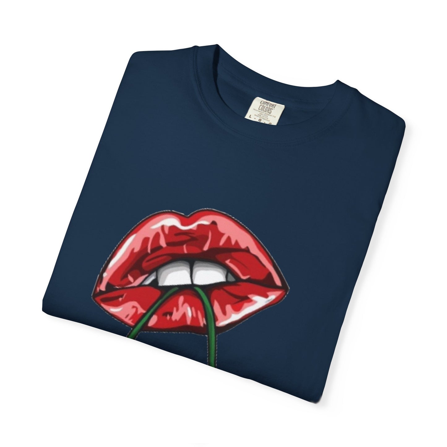 Retro Cherry Lips Unisex T-shirt - Trendy Graphic Tee