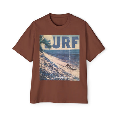 Surf Vintage Photo Tee — Men's Oversized Surf Graphic T-Shirt