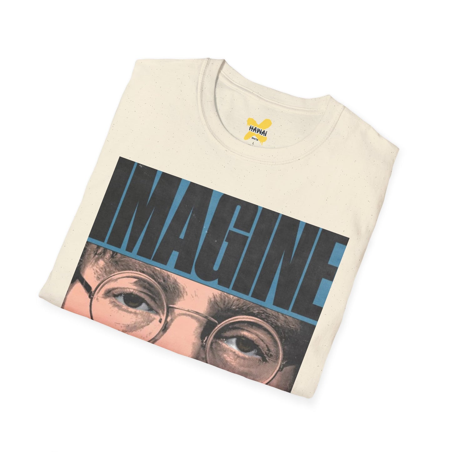 Imagine All the People Unisex Softstyle T-Shirt - Inspirational Graphic Tee for Comfort & Style