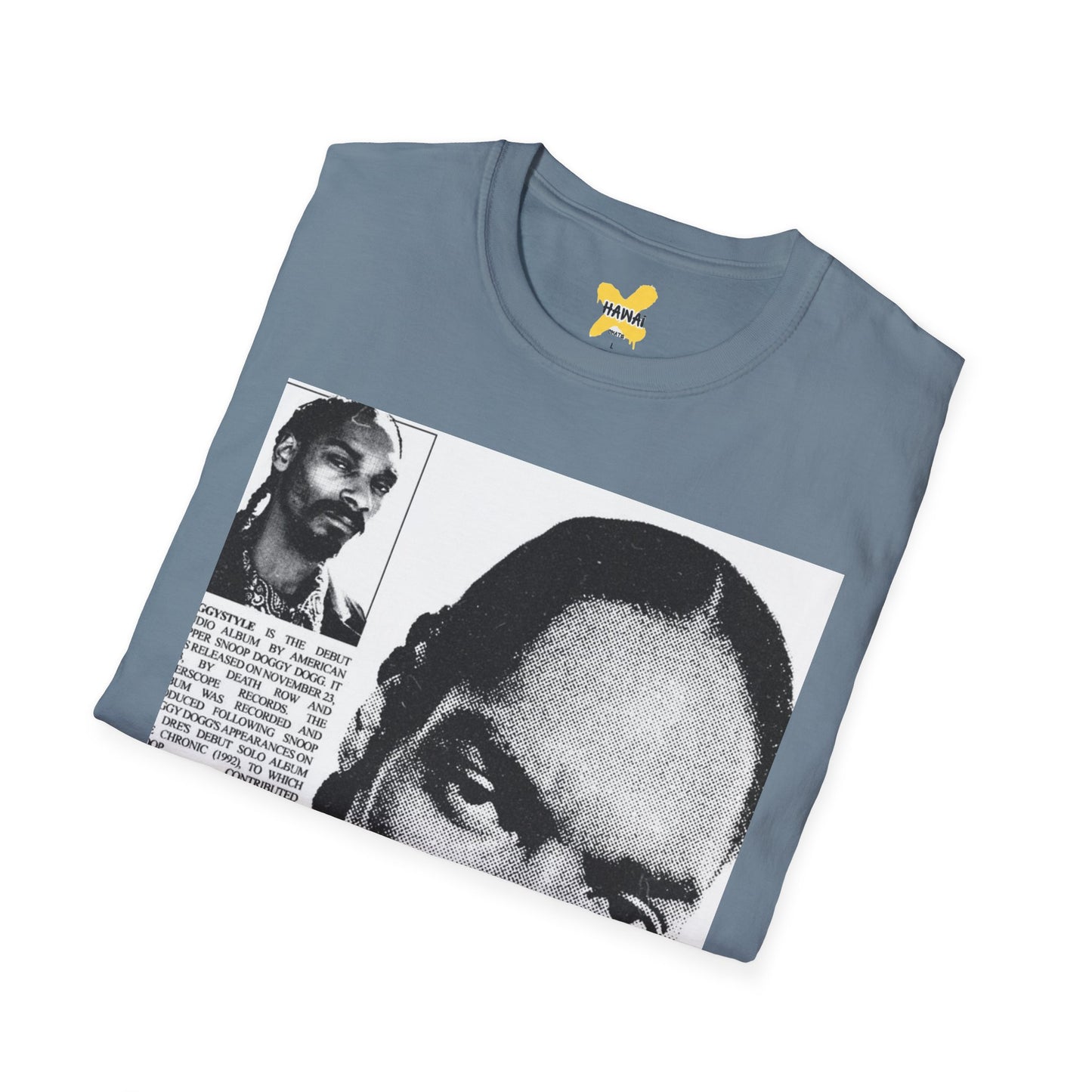 Retro Hip-Hop Unisex Softstyle T-Shirt with Snoop Dogg Design