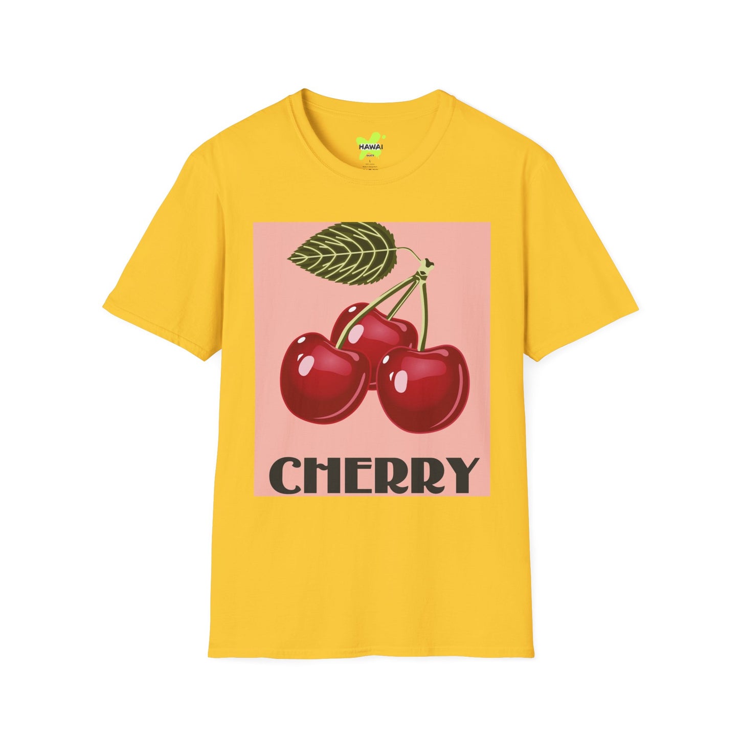 Retro Cherry Graphic T-Shirt for Fruit Lovers